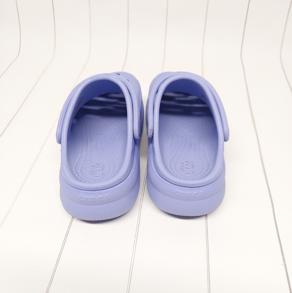 Crocs Kids Violet Classic Crush Clogs - Picture 7 of 13